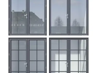 Reynaers Slim Line-38 Low-poly 3D model