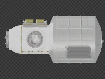 NASA Exploration Augmentation Module 3D model