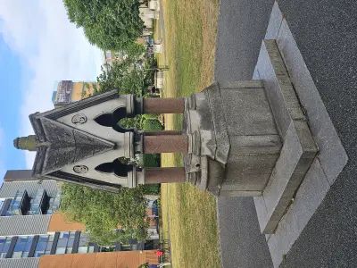 Gothic Water Fountain STL  3D print model