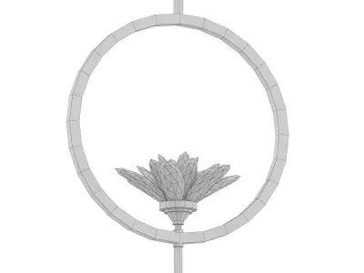 Lotus flower 3D model