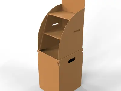 Point of Sale Cardboard Display Stand Texture