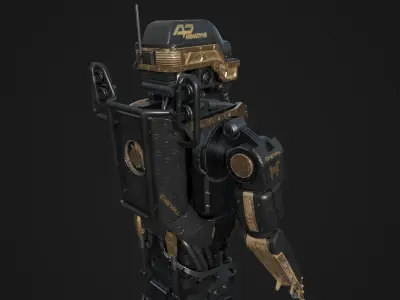 Elysium Droid Gold Skin - Bodyguard