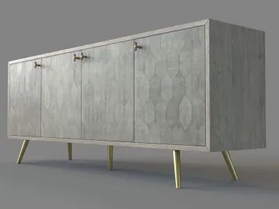 Jennifer Buffet White 3D model