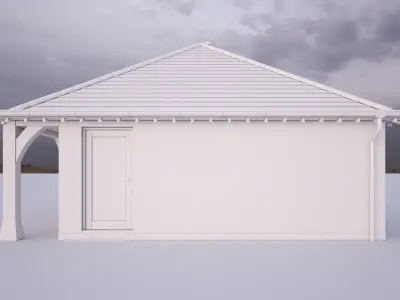 British House Bosc Garage GT 3B 3D model