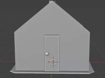 Low-poly House Free low-poly 3D model