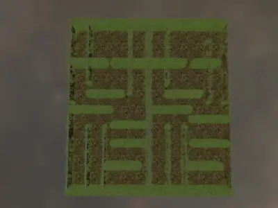 LABYRINTHE minecraft maze mod screenshots Low-poly 3D model