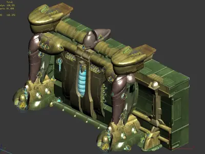 New Area - Underground Wall Entrance 01 3D model