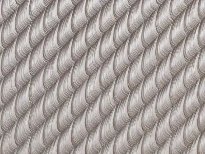 Silver Metal Stainless Steel Cable PBR Seamless Texture