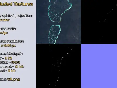 Male Maldives City Landscape 3D Model 3D model