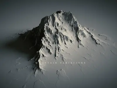 Mountains mountain 3D model