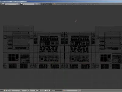Computer Retro Super Machine PBR Electronics Sci Fi Prop Machine Low-poly 3D model