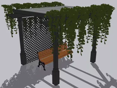 Gazebo 3D model 6