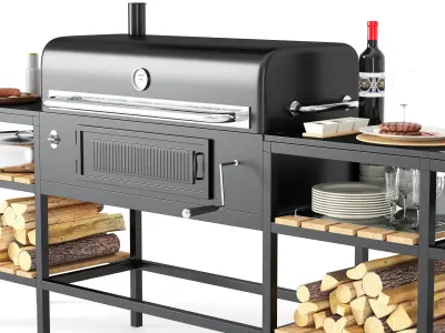 Barbecue 48 3D model