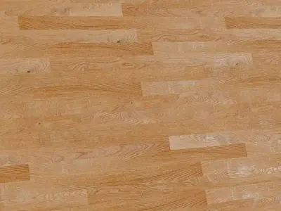 Natural Vertical-Plank Oak Parquet PBR Texture