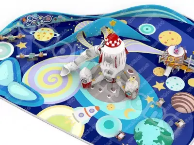 Space Playground 3D model