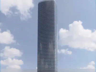 Parametric Building 1d2 3D model