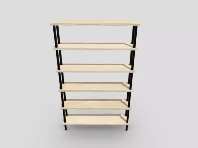 Basic Shelve Free low-poly 3D model