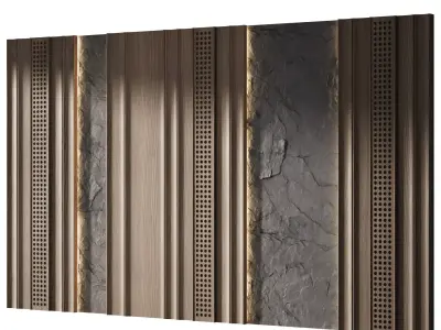 Decorative V100 Wall Panels 3D model