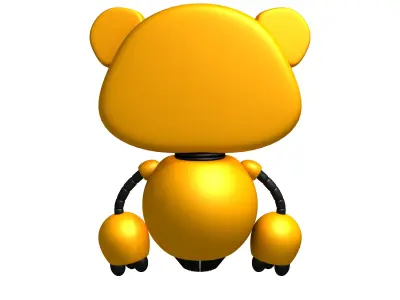 Robot 2 cartoon 3D model