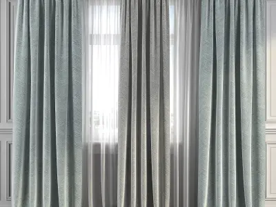 Curtain Set 292 3D model