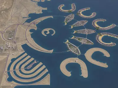 Bahrain - City 3D Model Low-poly 3D model
