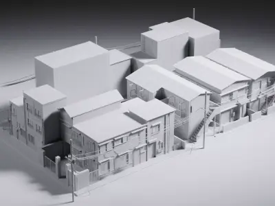 Tokyo Block 3D model