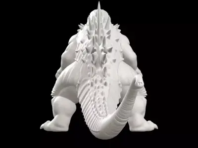 Godzilla King Of The Monsters Kaiju Statue 3D print model
