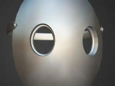 MASK LOW POLY - Game Ready model Low-poly 3D model