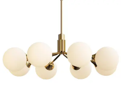 Lovable Brass Ceiling Lights 3D model