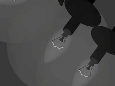 Rowan Round Chandelier 3D model