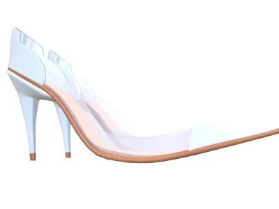 High Heel Pack 02 Low-poly 3D model