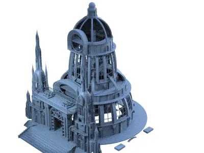 Desert Conjuror Tower 2 3D model