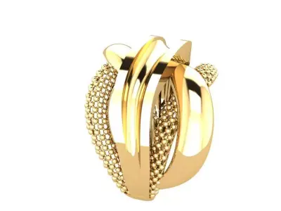 wedding RING 3D print model 49
