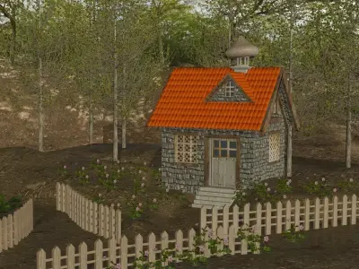 Village 3D model buy
