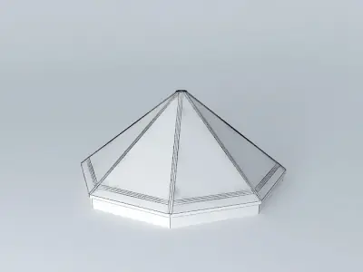 Skylight. Octahedral cone Free 3D model