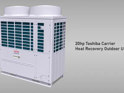 Outdoor Air Conditioning Units Collection 3D Model Pack