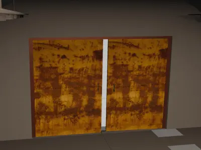 Empty Warehouse Free low-poly 3D model