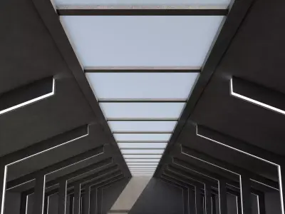Sci Fi Warehouse 3D model