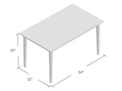 Mclachlan Dining Table 3D model