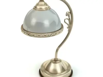 Antiqueelectric Desk Lamp 3D model