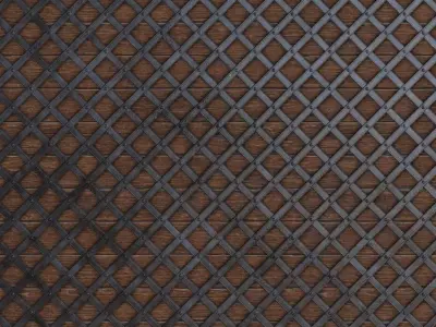 Contemporary Fine Strip Wood Flooring PBR Texture