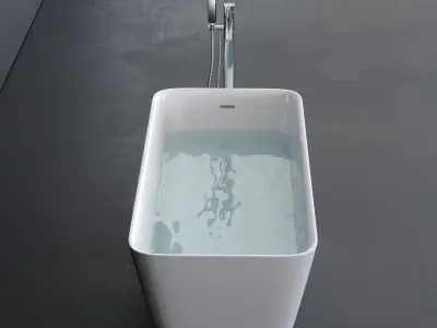 Disenia Equal Bathtub Low-poly 3D model