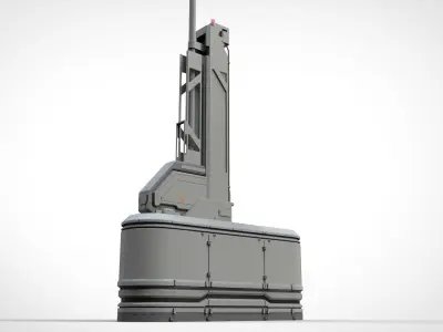 sci fi Mast 2 3D model
