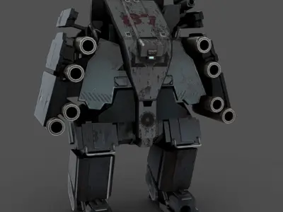 Mech 24 - Read Description Low-poly 3D model