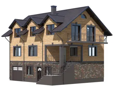 Cottage 025 3D model