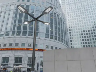 Street Light 12 version 4 3m with pole 3 Low-poly 3D model