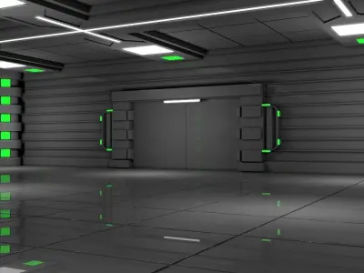 Sci Fi Room  3D model
