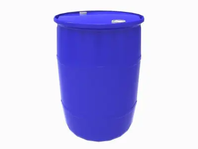 Oil Drum Free low-poly 3D model