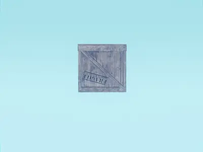 Construction Prop Low-poly 3D model