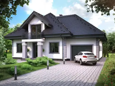 House home model 3d dom4 3D model